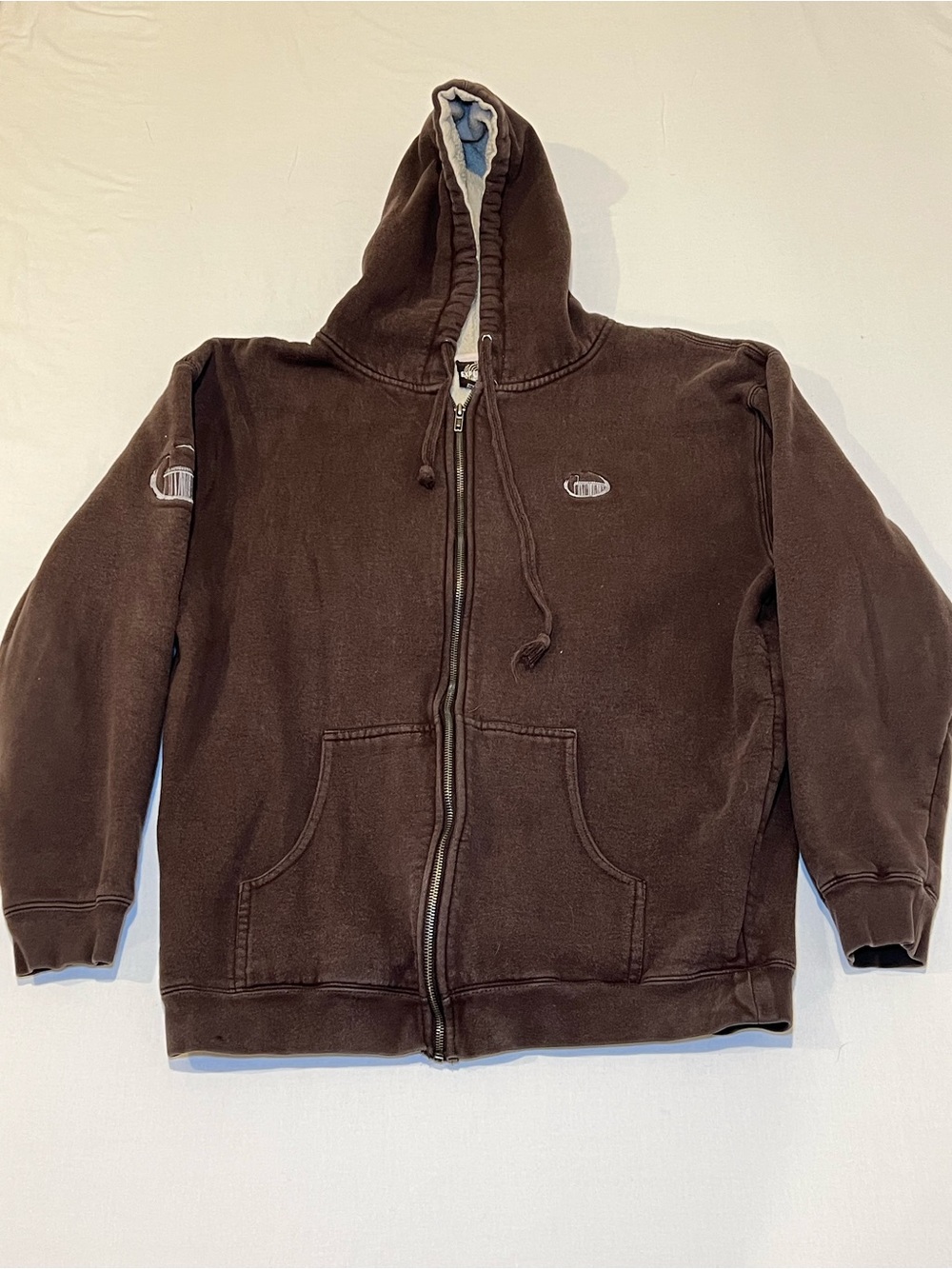 HSS Expedition Series Brown Sherpa Lined Full Zip Hoodie Men’s Medium